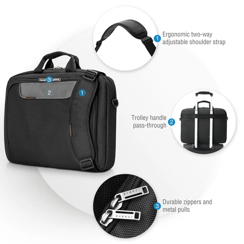 Everki EKB407Nch17 Briefcase 17.3" Black